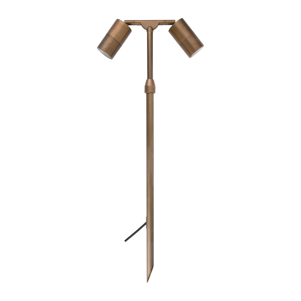 Adjustable Twin Spike Garden Light