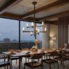 Milano Round Chandelier – Opal Glass - Image 2