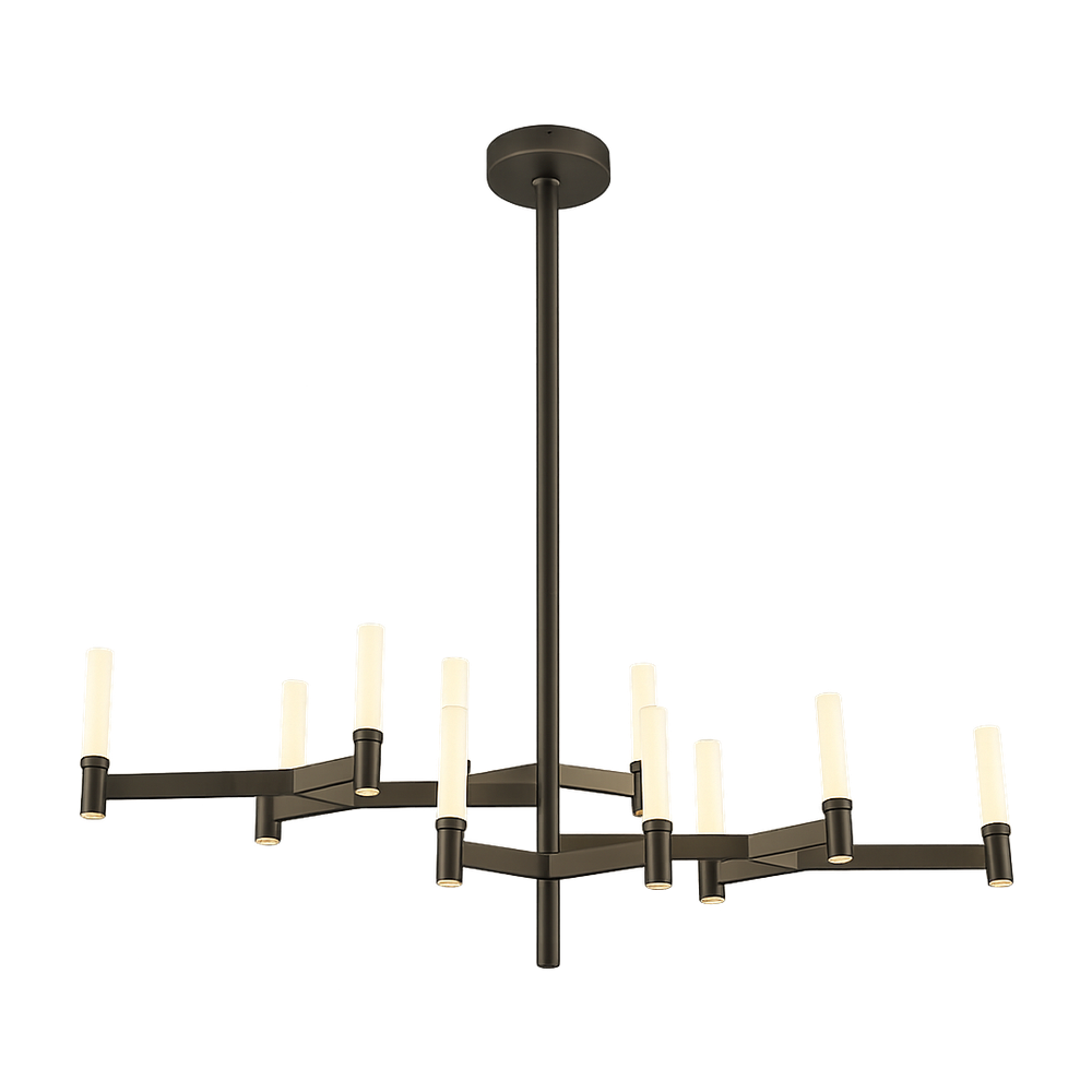 Milano Linear Chandelier – Opal Glass