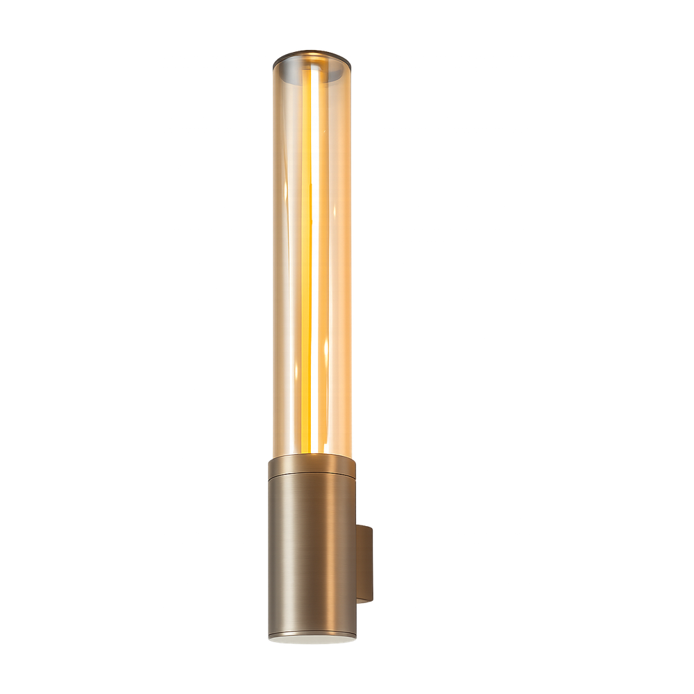 Mirage Small Wall Light – Amber Glass