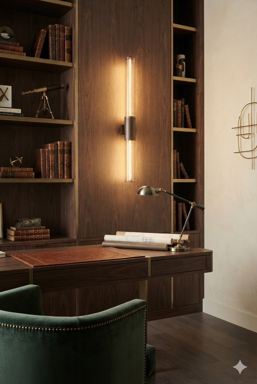 Mirage Large Wall Light – Amber Glass - Image 2