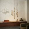 Monaco Small Cluster Pendant Light – Champagne Gold Glass - Image 2