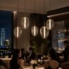 Solis Large Cluster Pendant Light – Clear Glass - Image 2